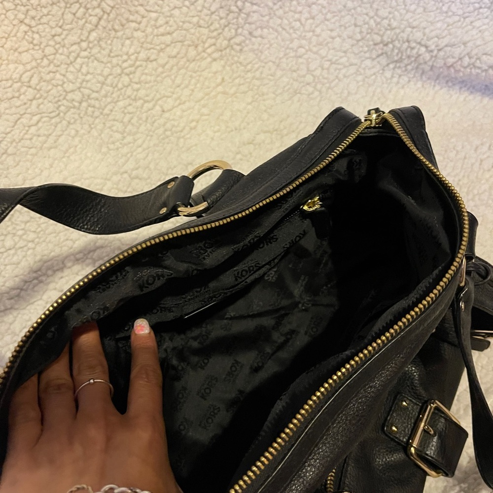 Michael Kors like new black leather bag - Picture 3 of 3
